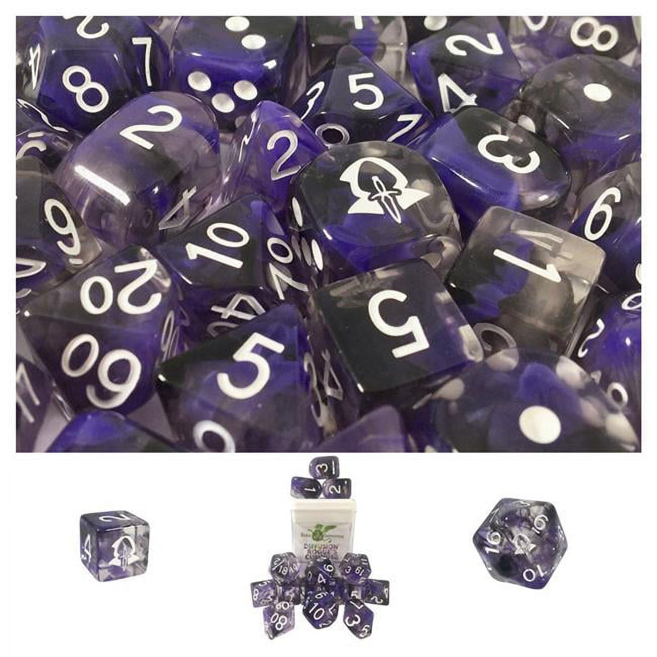 Picture of Role 4 Initiative R4I50529-FC-S Diffusion Rogues Cunning Dice - Set of 15