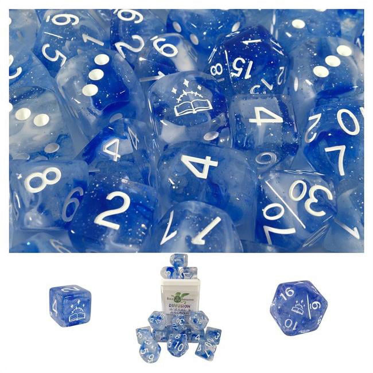Picture of Role 4 Initiative R4I50532-FC-S Diffusion Wizards Arcana Dice - Set of 15