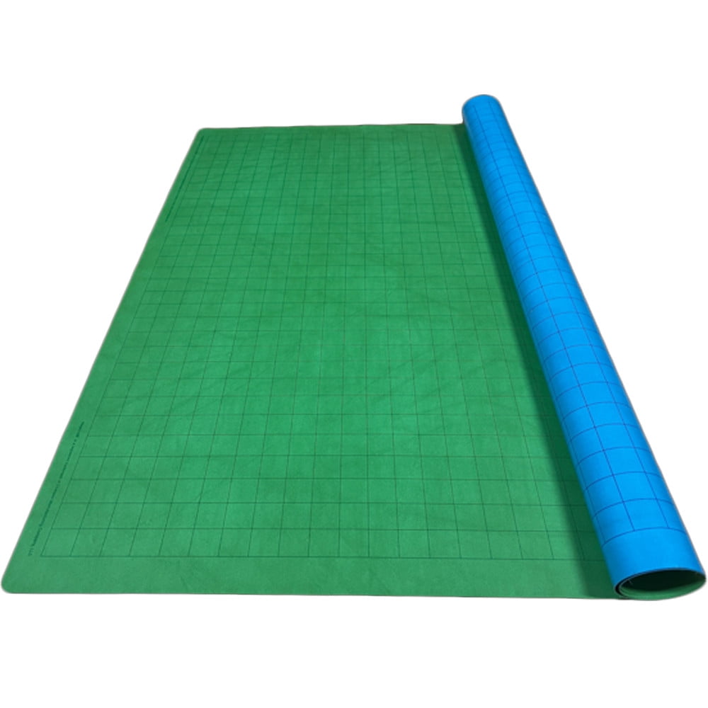 1 in. Reversible Squares Megamat Board Game, Blue & Green