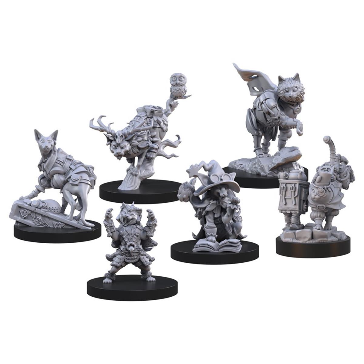 Picture of Steamforged Games STEAATFS-003 Animal Adventures Faraway Sea Cats Figurines