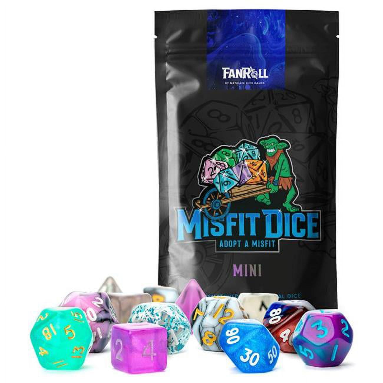 Mystery Misfit Mini Dice Set, Pack of 2