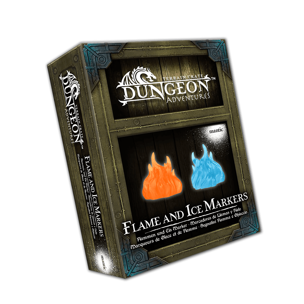 Picture of Mantic Entertainment MGCTC217 Terrain Crate Dungeon Adventures Flame & Ice Markers Miniature