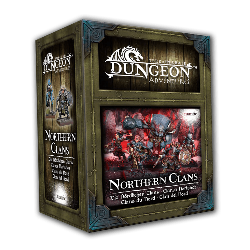 Picture of Mantic Entertainment MGCTC221 Terrain Crate Dungeon Adventures Northern Clans Miniature