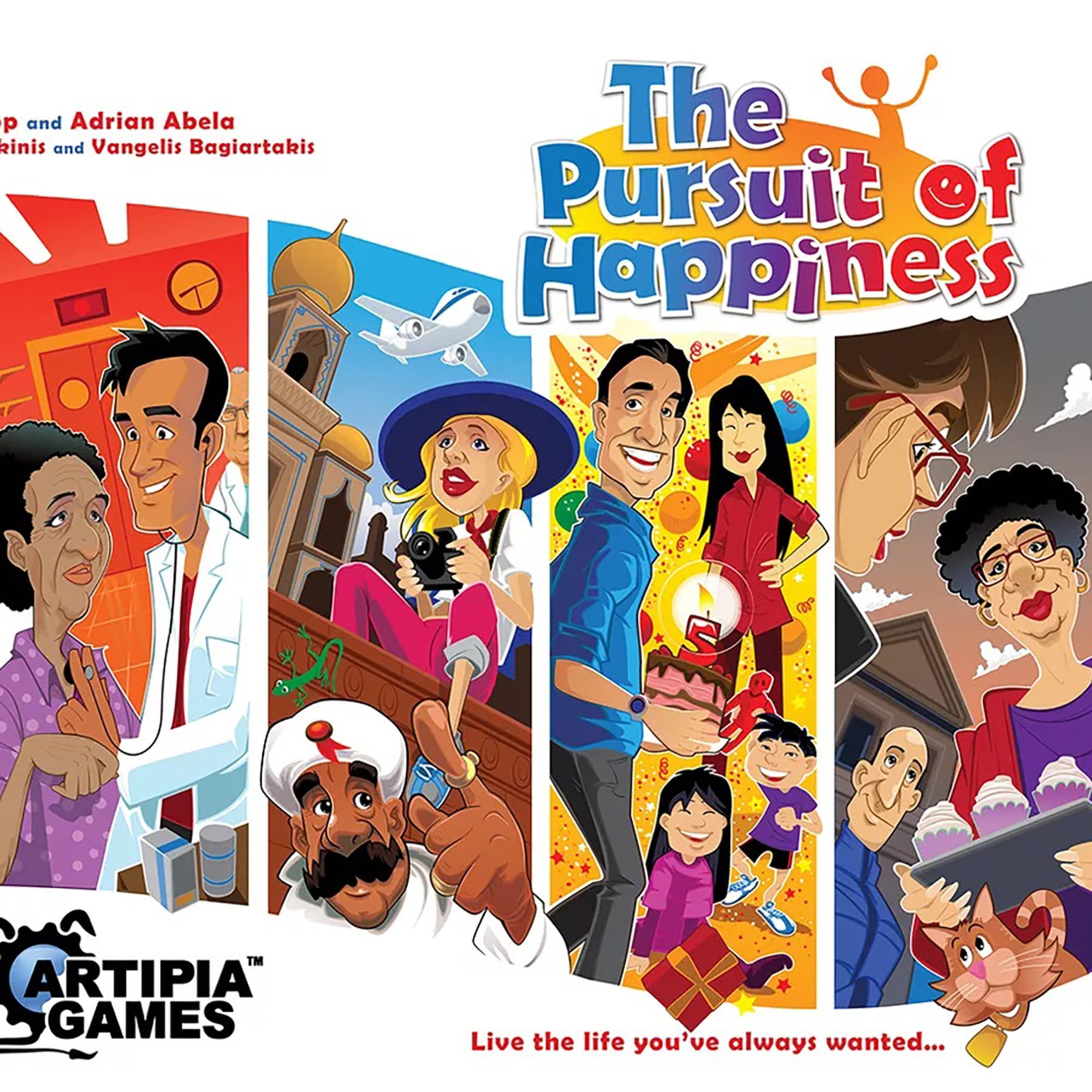 Picture of Artipia Games RTPA2113 The Pursuit of Happiness All-In Big Box Board Game