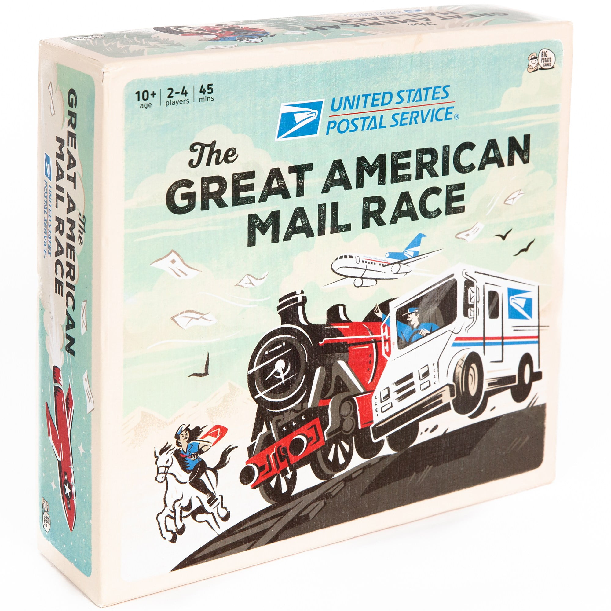 Picture of Big Potato Games BIG6065481 USPS The Great American Mail Race Board Game