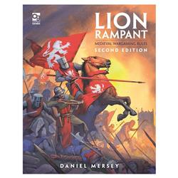 OSPGAM046 Lion Rampant 2E Medieval Wargaming Rules Hardcover Book