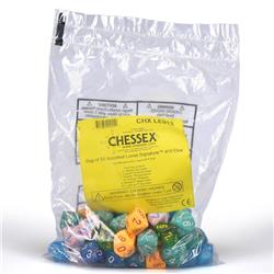 Picture of Chessex CHXLE913 D10 Menagerie Dice Set - Bag of 50