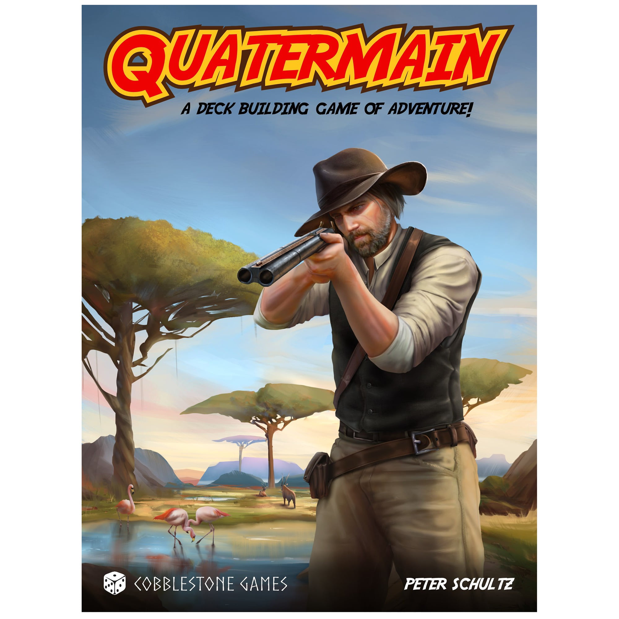 CSGQ01 Quatermain A Deck-Building Board Game