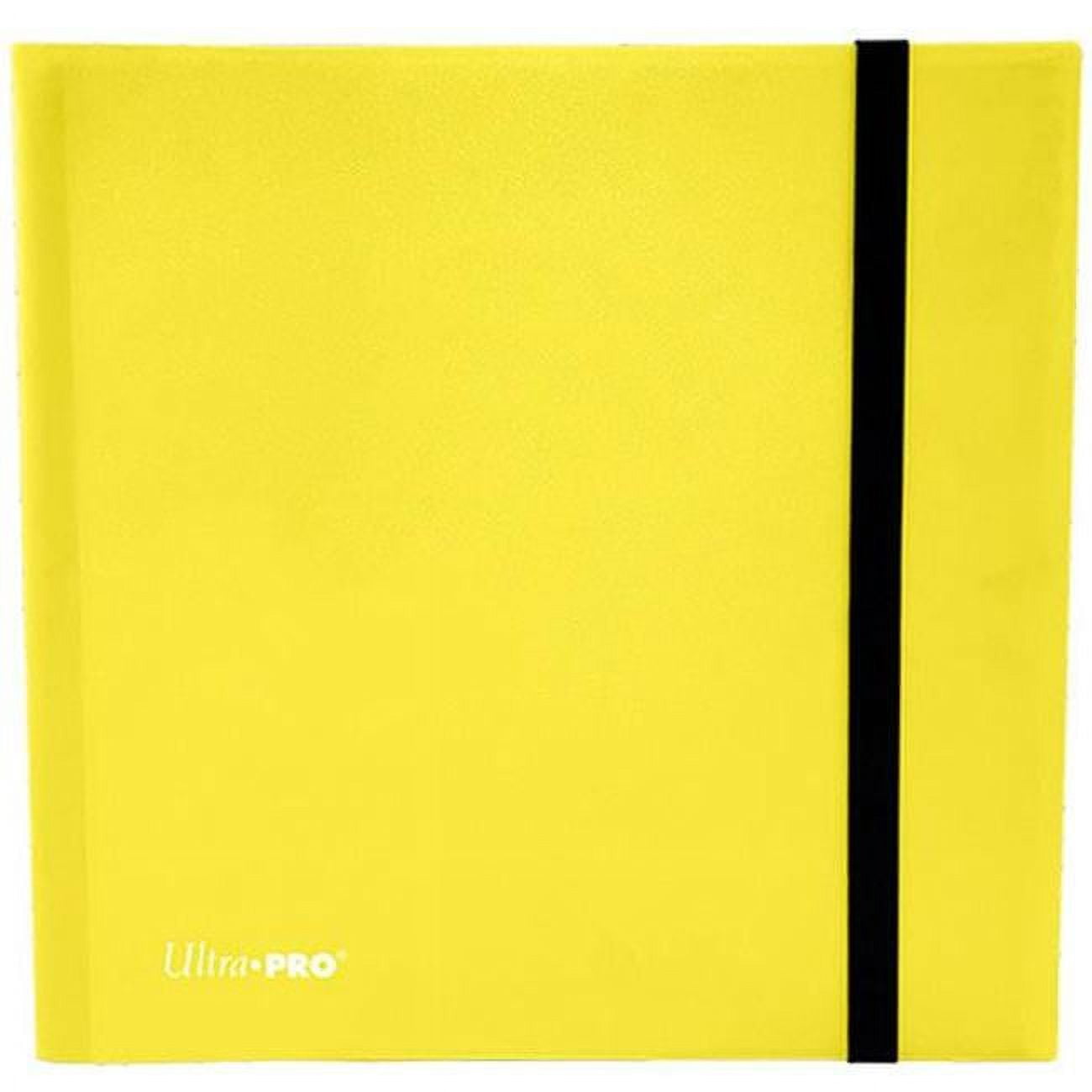 Binder 12 Pocket PRO Eclipse Card Accessories, Lemon Yellow