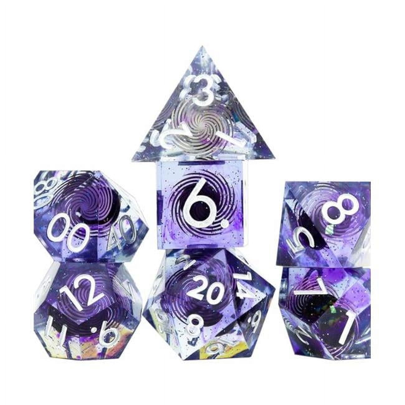SDZ001404 7-Set Sharp-edged Sharp Midnight Dice Board Game