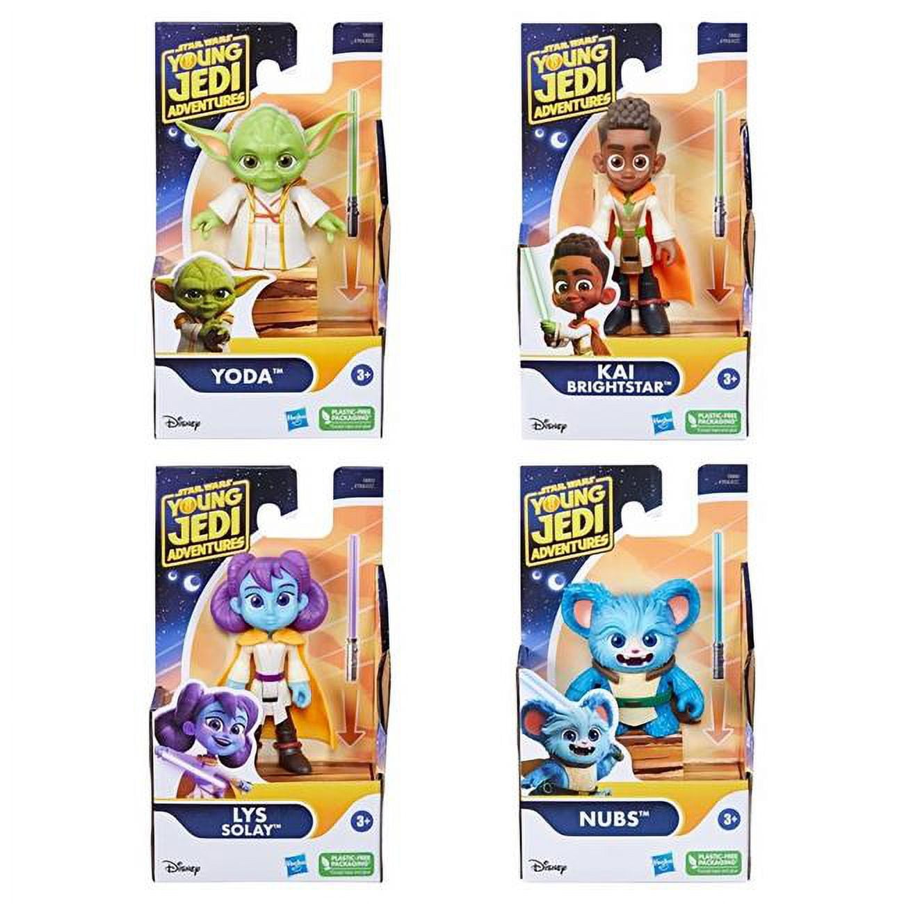 Picture of Hasbro HSBF7958 Star Wars Young Jedi Adventures Action Figure&#44; Assorted Color - Set of 6