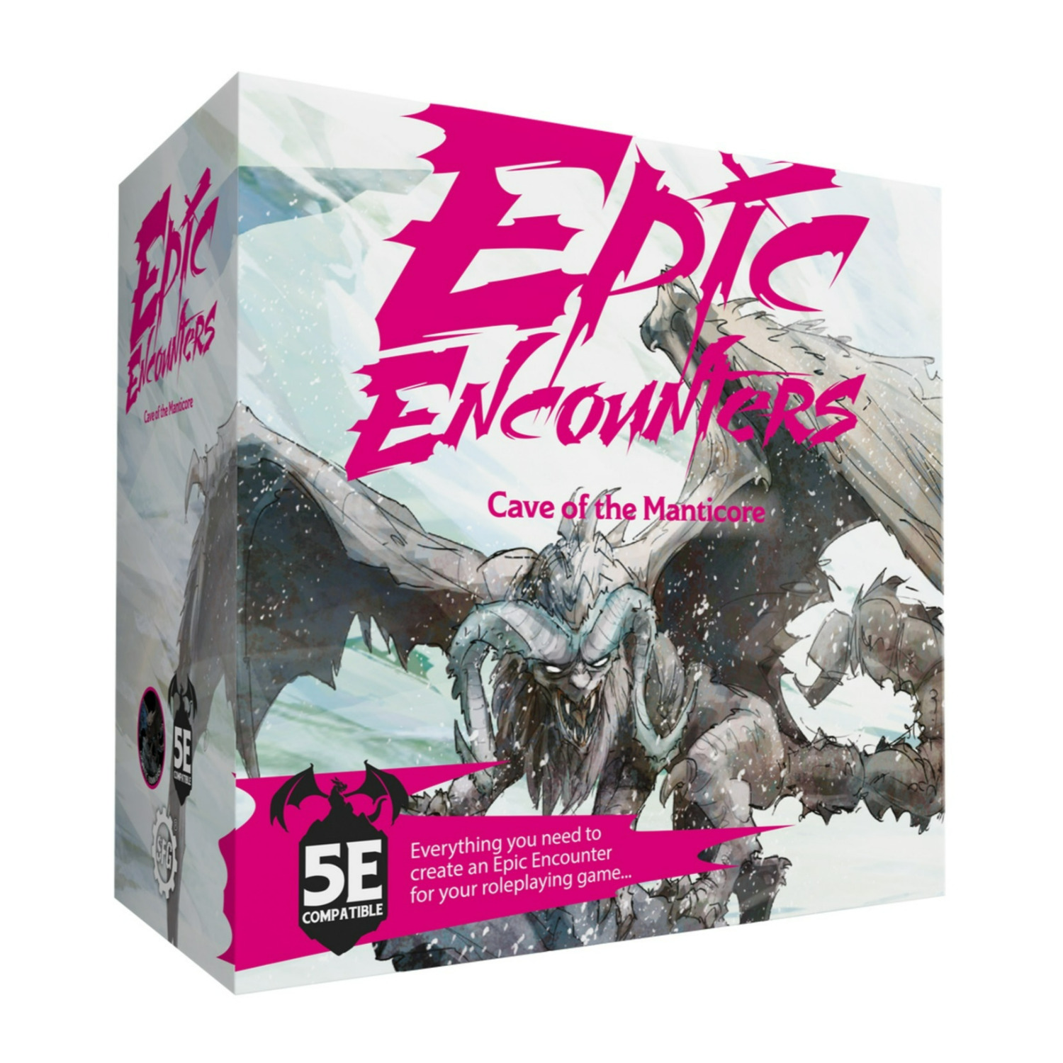 Picture of Steamforged Games STEEE-020 Cave of the Manticore Epic Encounters Figurine
