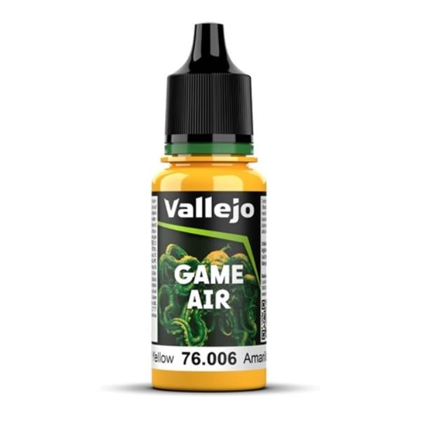 VJP76006 18 ml Game Air Acrylic Paint, Sun Yellow -  Vallejo