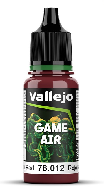 VJP76012 18 ml Game Air Acrylic Paint, Scarlet Red -  Vallejo