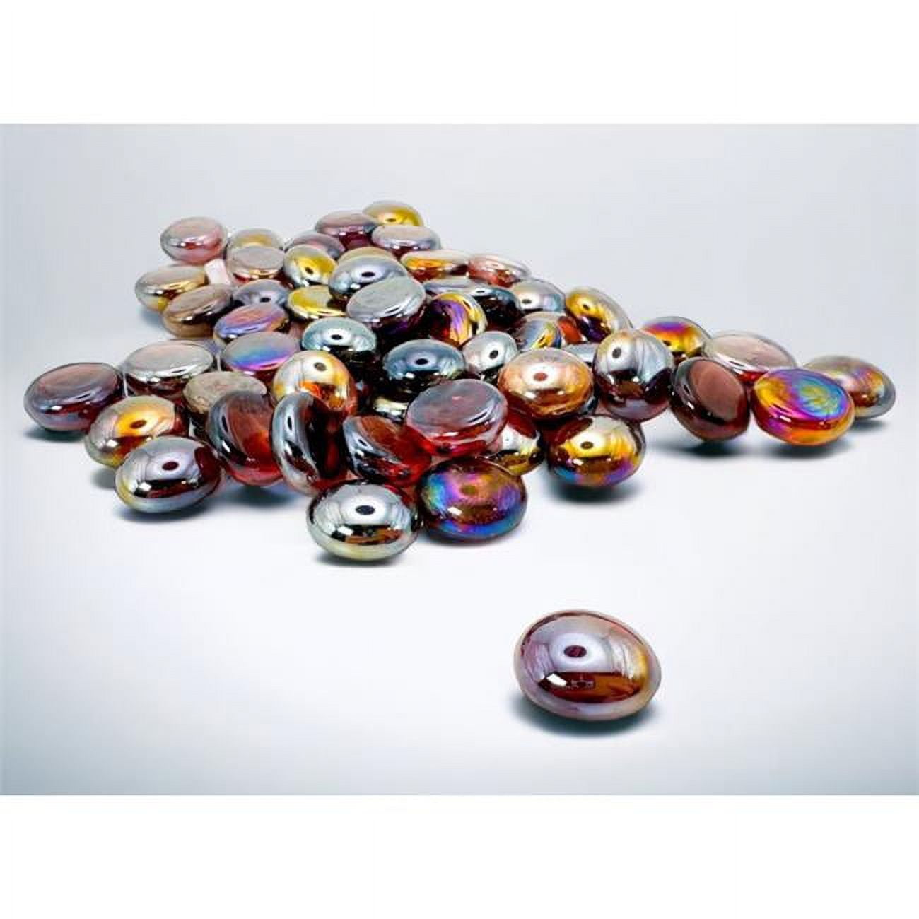 GlassStonesTube Iridized Amethyst - 40 Count