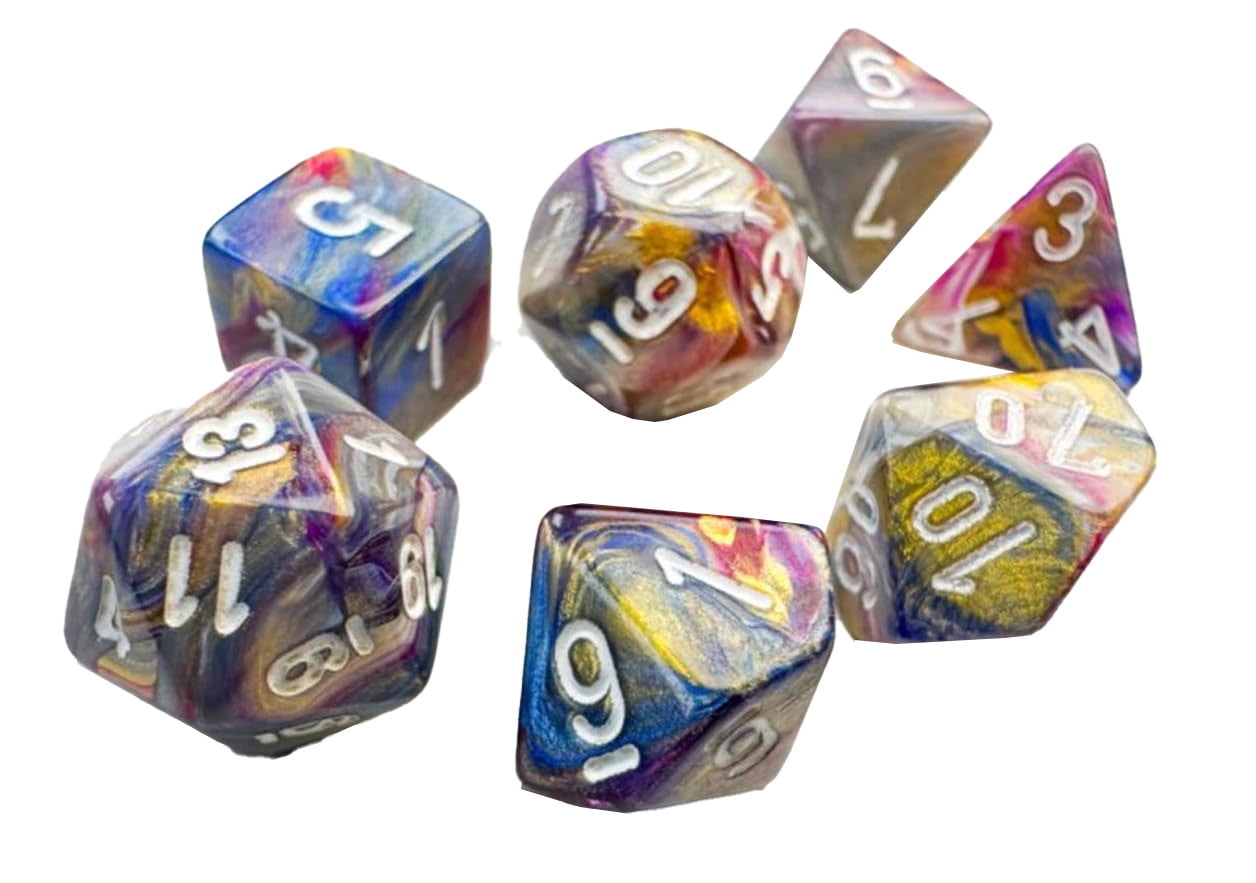 Manufacturing CHX20440 Mini Festive Carousel & White Dice Set - Set of 7