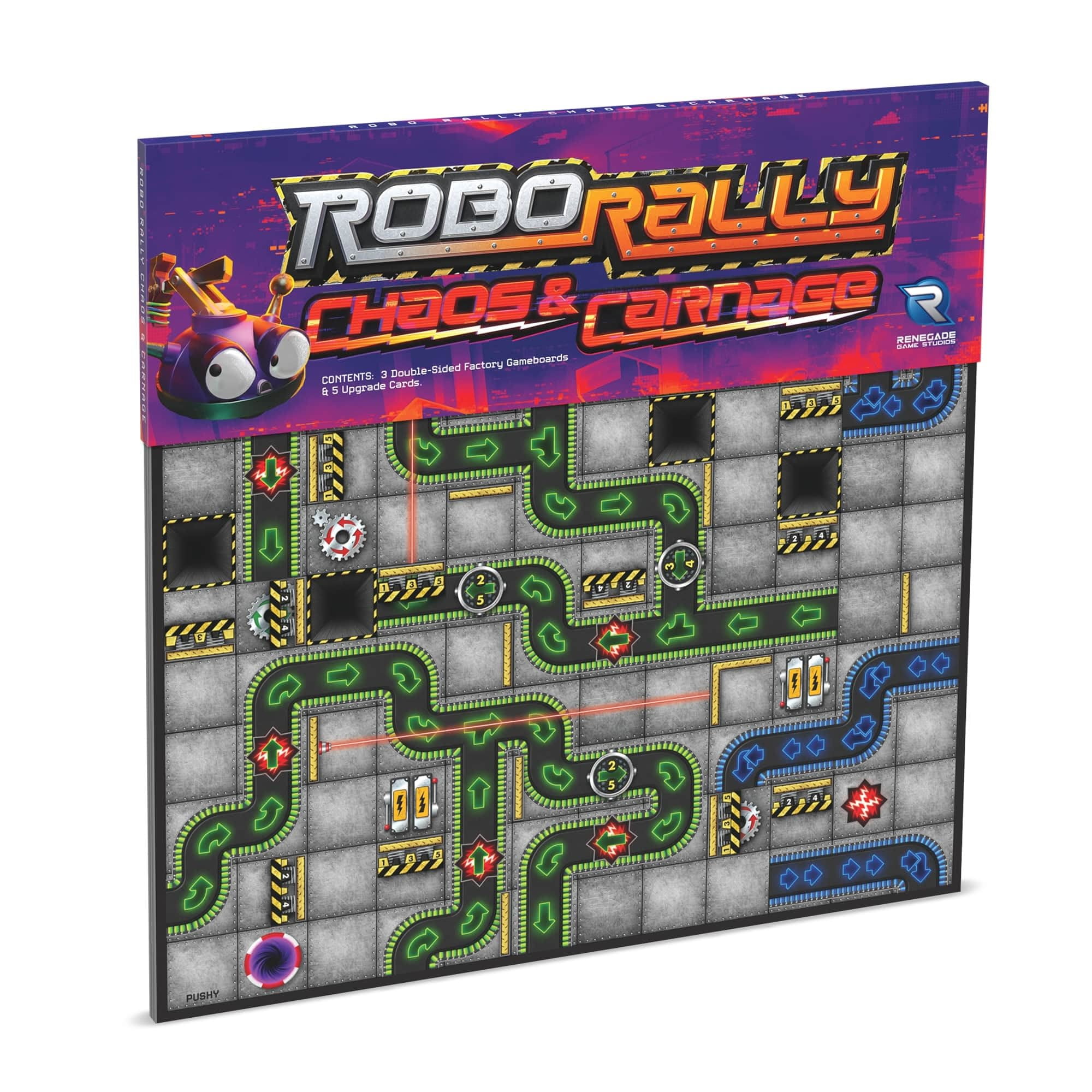 REN02589 Robo Rally Chaos & Carnage Expansion Board Game