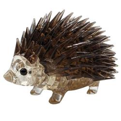 3D Crystal Hedgehog Puzzle, Brown