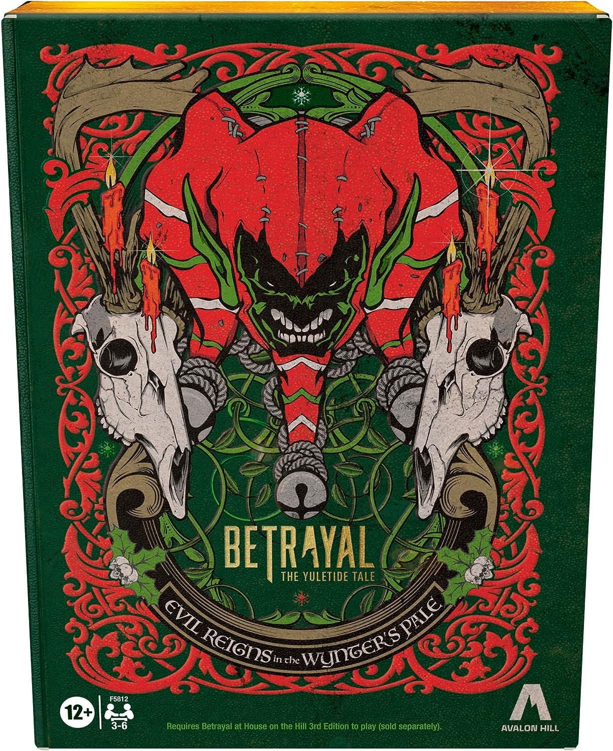 Betrayal 3E Evil Reigns Winters Pale The Yuletid Tale Board Game - 12 Years & Up