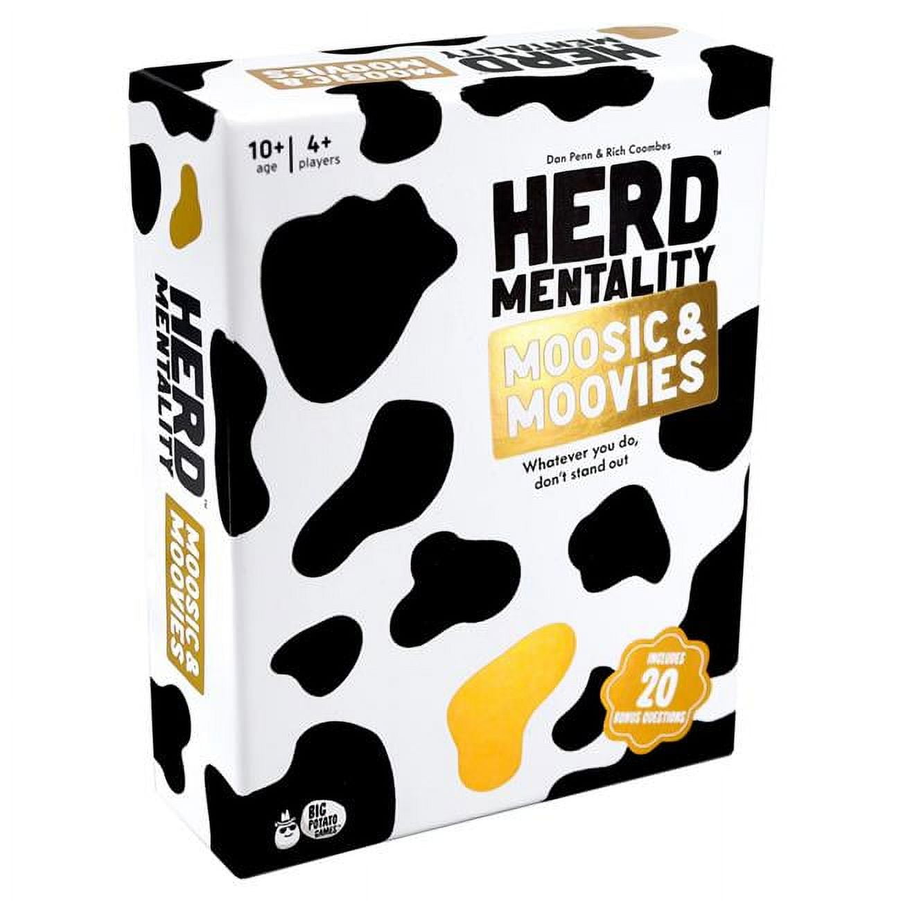 Picture of Big Potato Games BIG90013 Herd Mentality Moosic & Moovies Board Game