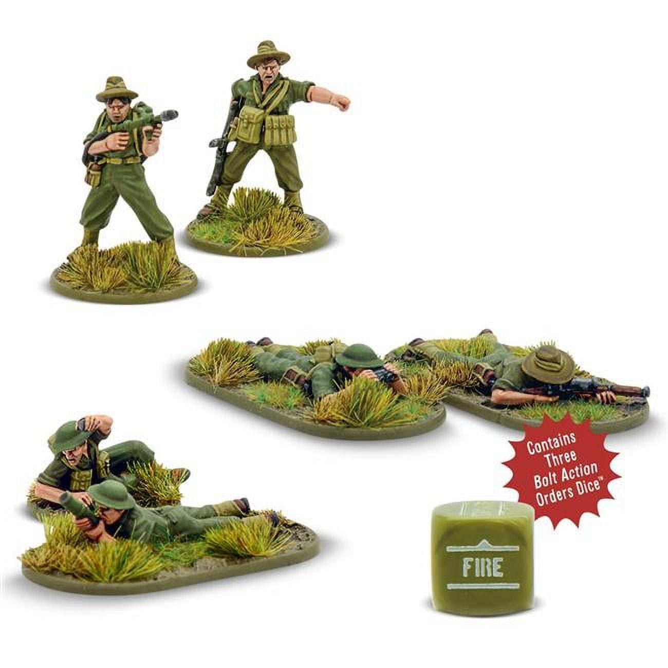 Picture of Warlord Games WRL402211204 Bolt Action Australian - Far East Weapons Teams Figurine