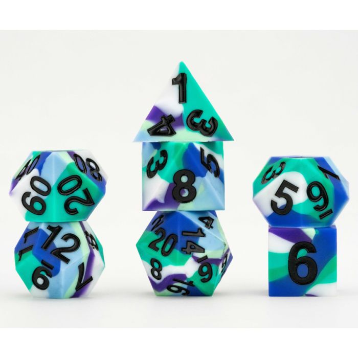 LIC7503 7-Set Sharp Edge SLC Pride Gay Men Dice