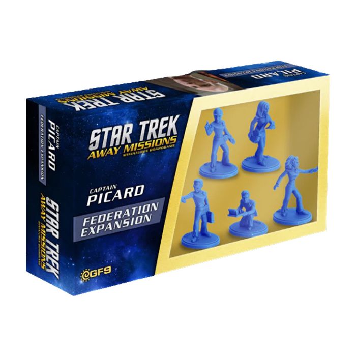 Picture of Gale Force 9 GF9STA006 Star Trek Away Missions Captain Picard Expansion Miniature