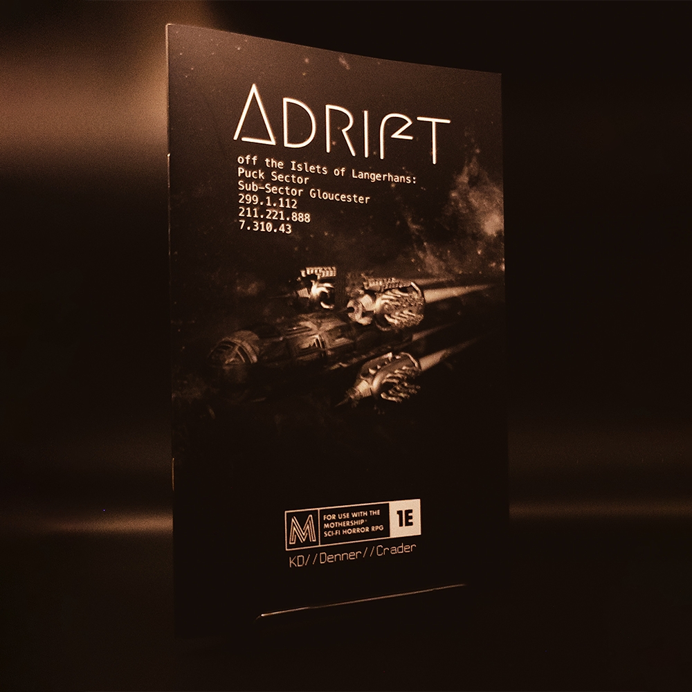 SDJZ0005 Mothership Adventure Adrift Role Playing Game