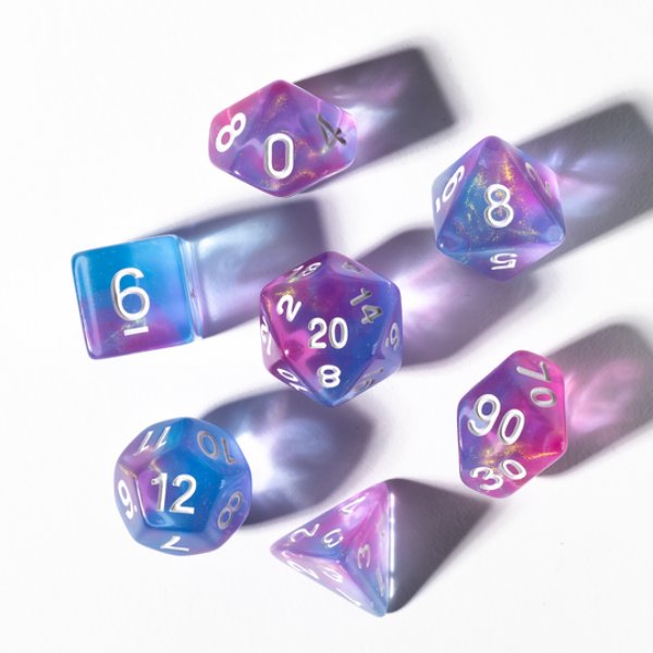 SDZ001601 Treasure Series Opal Dice Set, Set of 7