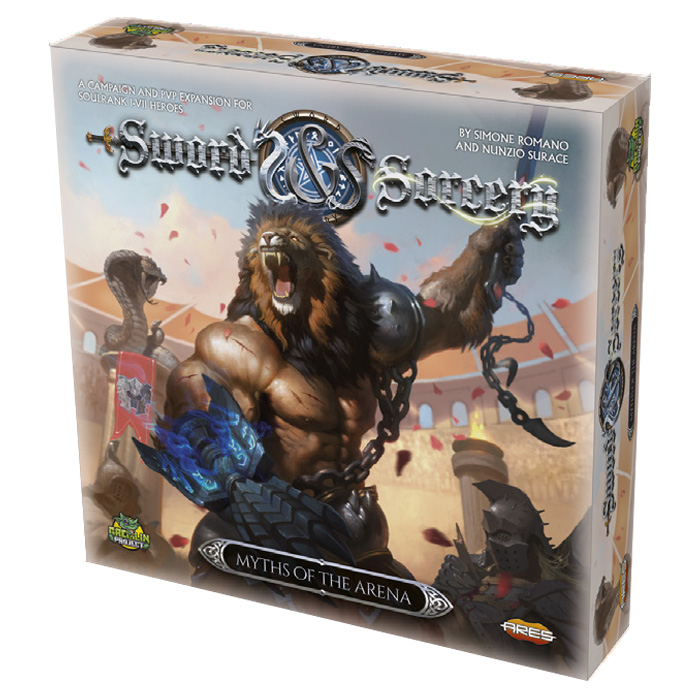 Picture of Ares Games AREGRPR203 Sword & Sorcery Myths of the Arena Board Game