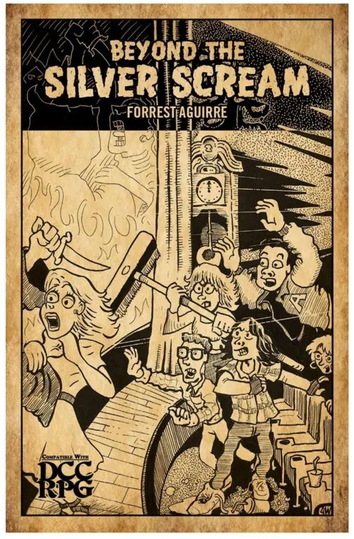 SDJZ0004 Dungeon Crawl Classics Adventure Beyond the Silver Scream Role Playing Game