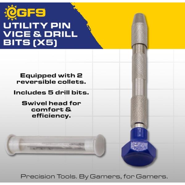 Picture of Gale Force 9 GF9T04 GF9 Utility Pin Vice & Drill Bits
