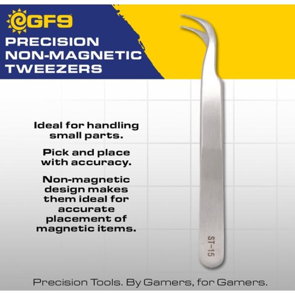 Picture of Gale Force 9 GF9T13 GF9 Precision Non-Magnetic Tweezers