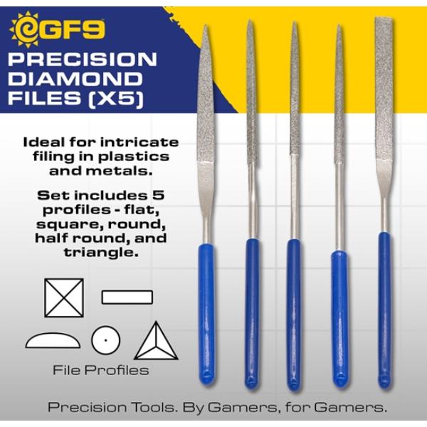 Picture of Gale Force 9 GF9T11 GF9 Precision Diamond Files