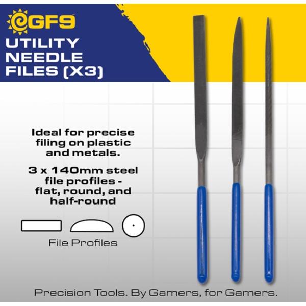Picture of Gale Force 9 GF9T05 GF9 Utility Needle Files
