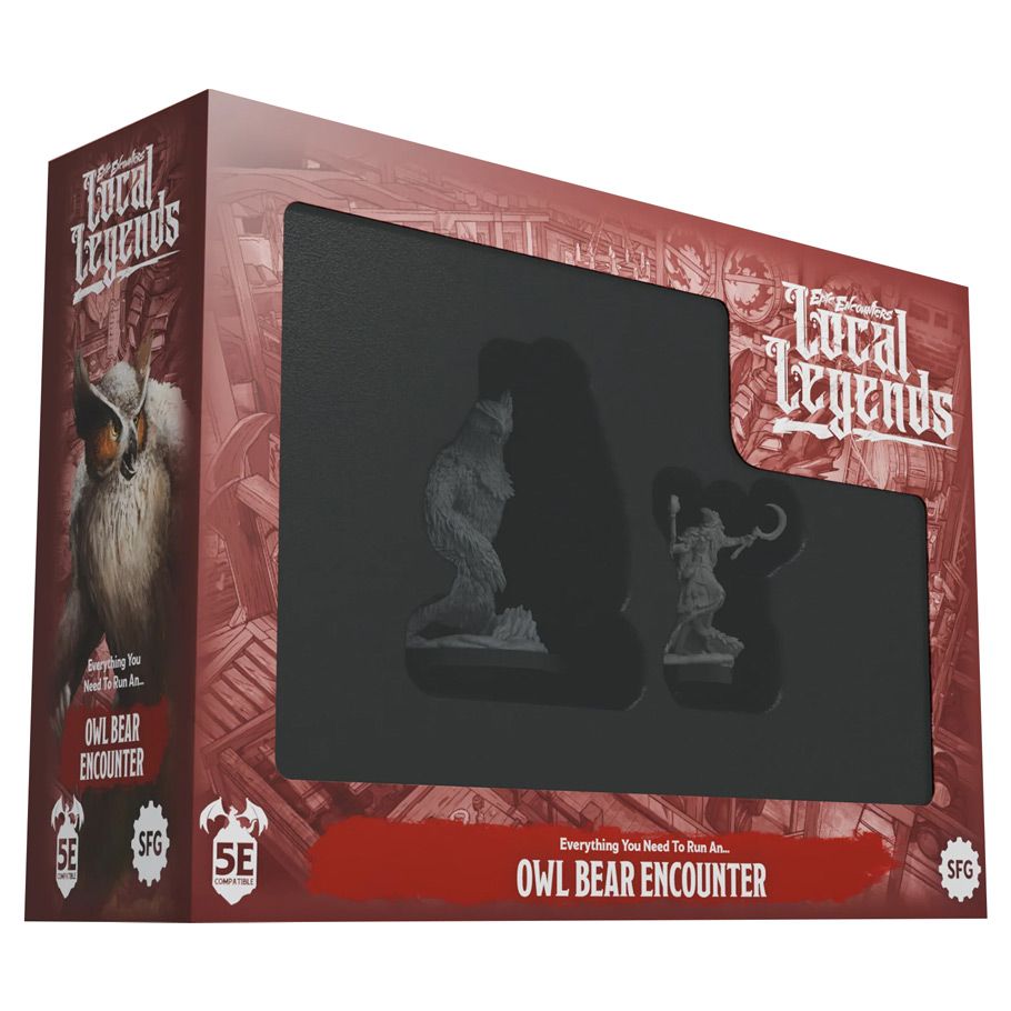 Epic Encounters Local Legends Owlbear Miniatures