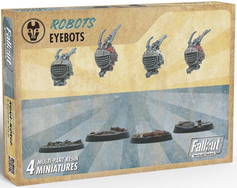 Picture of Modiphius Entertainment MUH0190045 Fallout - Wasteland Warfare - Robots - Eyebots Miniature