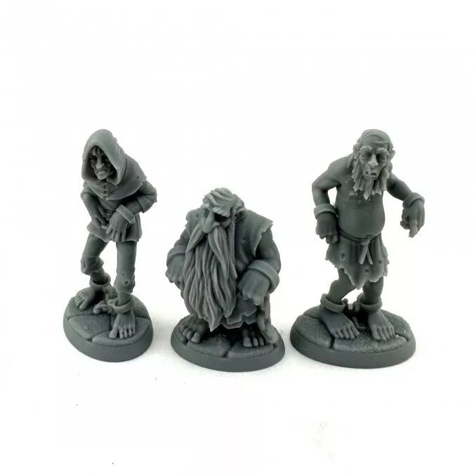 Dungeon Dwellers Prisoners Miniatures - Pack of 3