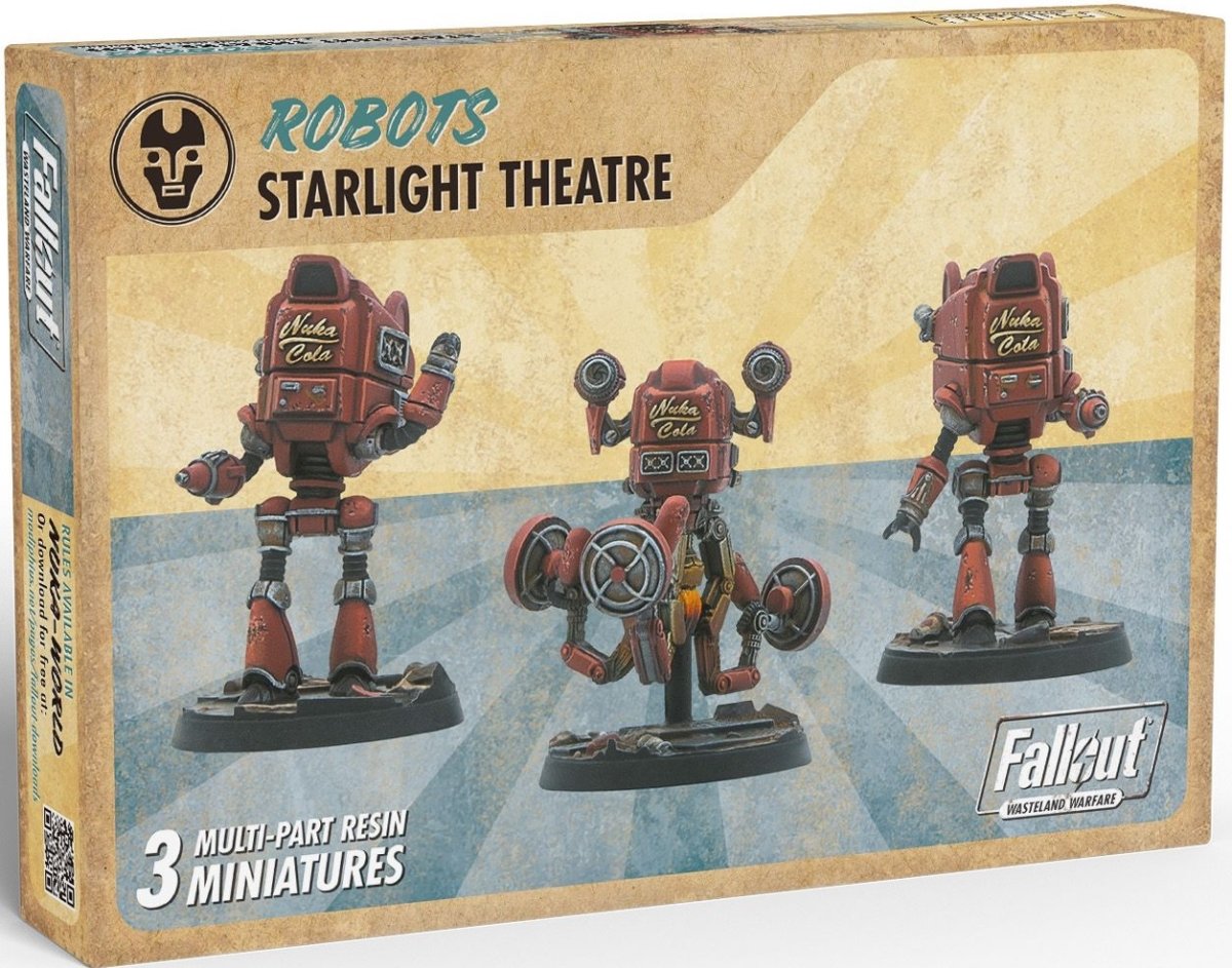 Picture of Modiphius Entertainment MUH0190046 Fallout - Wasteland Warfare - Robots - Starlight Theatre Miniature