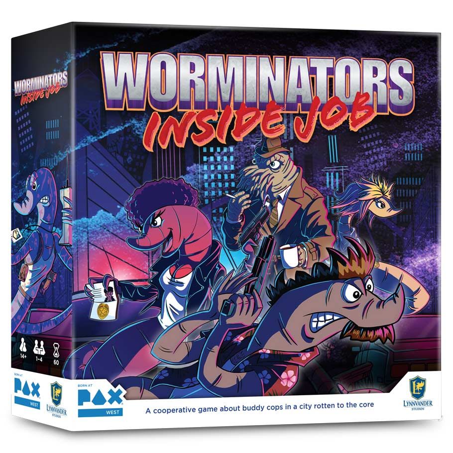 LYNWORM01 Worminators Inside Job Board Game