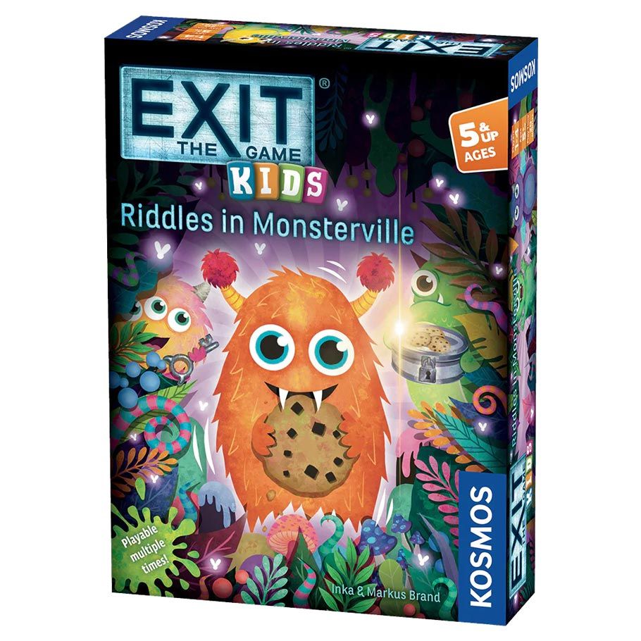 THK692868 EXIT Kids Riddles in Monsterville Board Game