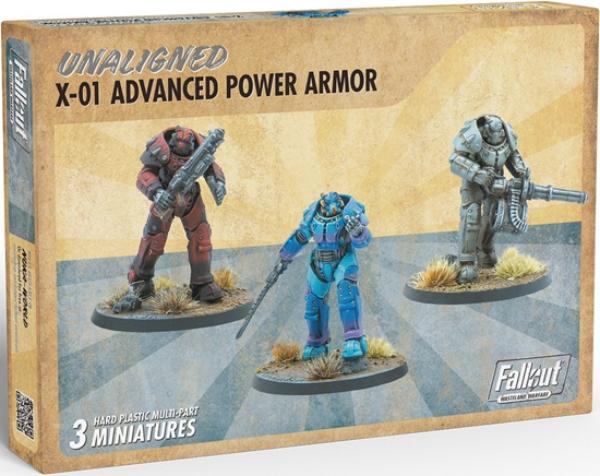 MUH0190806 Fallout Wasteland Warfare Unaligned X-01 Power Armor Miniatures