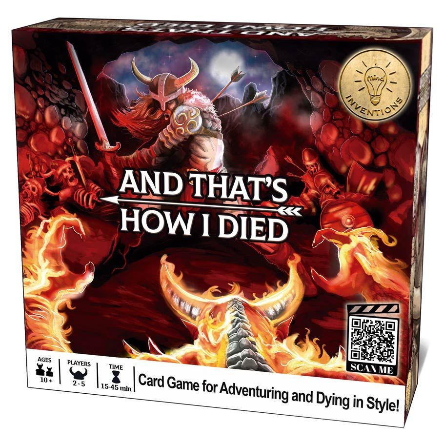 MINDATHID001 2-5 Players & Thats How I Died Card Board Game - Ages 10 Plus