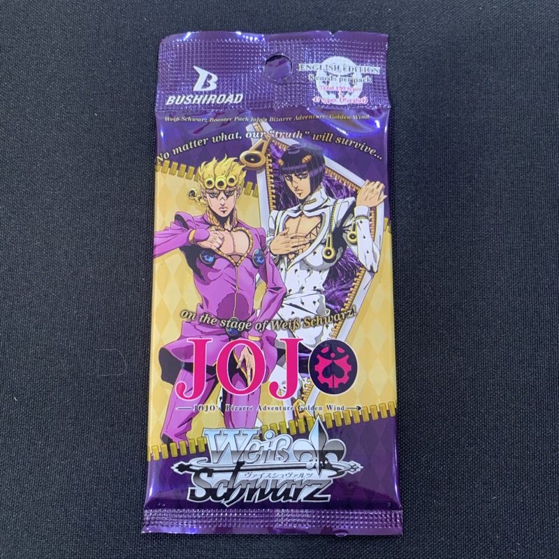 BSRWSEJJS66BP JoJos Bizarre Adventure Golden Wind Trial Deck Weiss Schwarz Trading Card - 6 Count -  Bushiroad