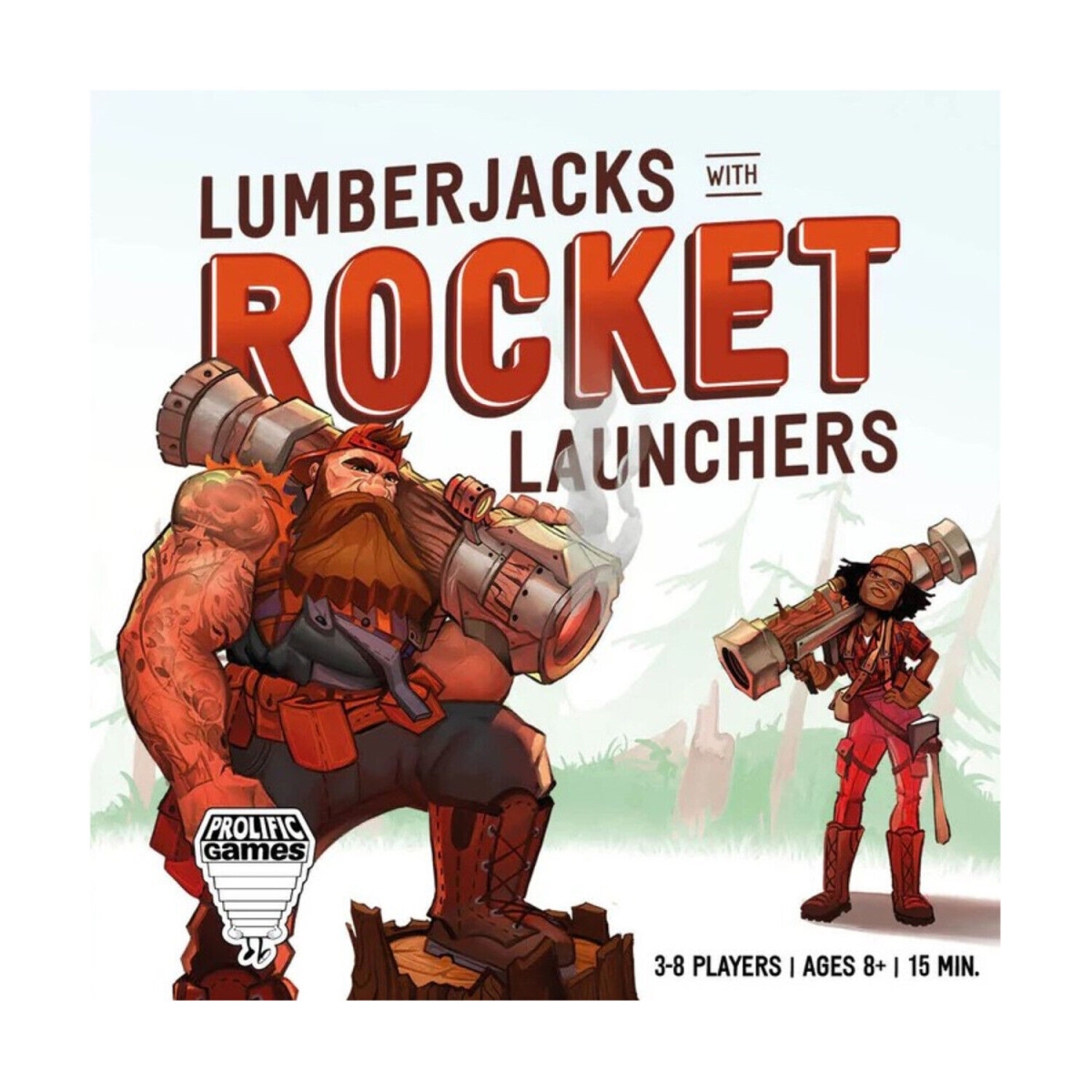 PLF350 Lumberjacks Card Game with Rocket Launchers