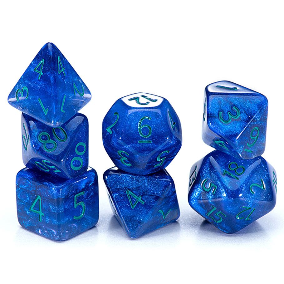 GKGSG3333 Astral Dragon 7-Set Cube Sui Generis Dice
