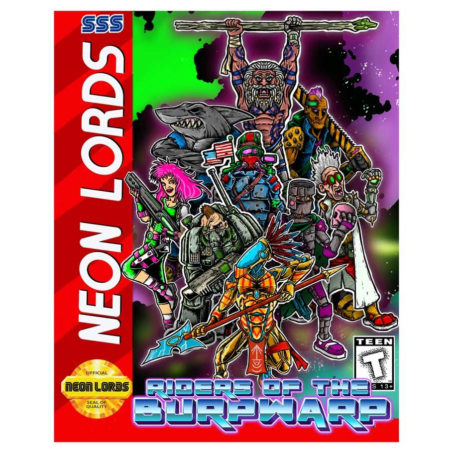 GMG3P275 Neon Lords of the Toxic Wasteland Riders of the Burpwarp Book