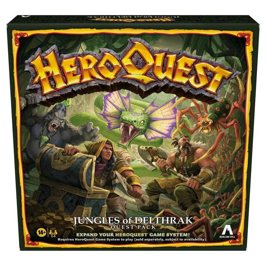 HeroQuest Jungles of Delthrak Expansion Board Game