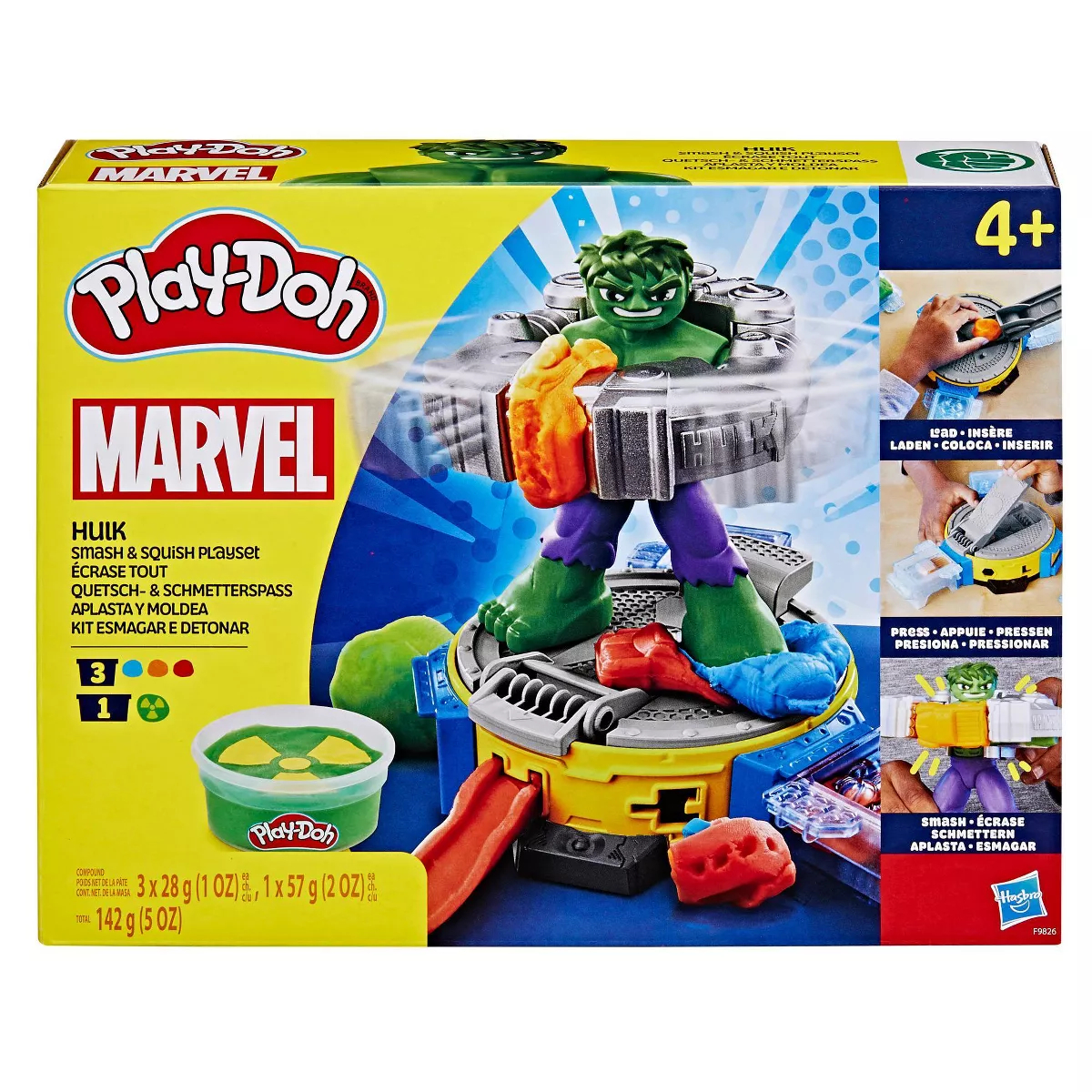 HSBF9826 Play-Doh Marvel Jumbo Hulk Smash