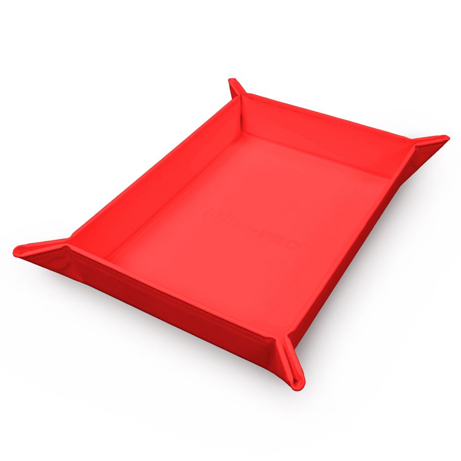ULP16335 Foldable Dice Tray Vivid Card Game, Red